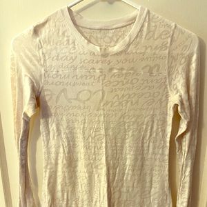 Lululemon long sleeve